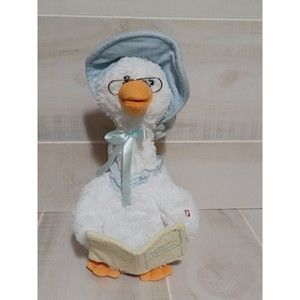 Cuddle Barn Mother Goose Nursery Rhymes Talking 16"Plush Toy Stuffed.